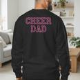 Cheer Dad Pink Cheerleading Men's Sweatshirt Back Print