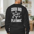 Cheer Dad Playbook Men's Sweatshirt Back Print