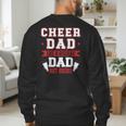 Cheer Dad Like A Regular Dad But Broke Cheerleader Dad Men's Sweatshirt Back Print