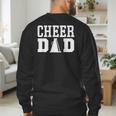 Cheerleading Dad Apparel For Cheer Dad Men's Sweatshirt Back Print