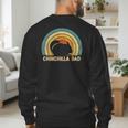 Chinchilla Dad Father's Day Chinchilla Lover Dad Daddy Men's Sweatshirt Back Print