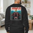 Chocolate Lab Jowls Labrador Retriever Dog Mom Dad Men's Sweatshirt Back Print