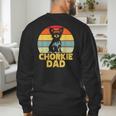 Chorkie Dad Retro Sunset Chihuahua Yorkie Mix Lover Men's Sweatshirt Back Print Chorkie Dad Retro Sunset Chihuahua Yorkie Mix Lover Men's Sweatshirt Back Print