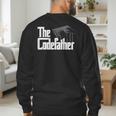 The Code Father Computer Coder Dad Programmer Men's Sweatshirt Back Print