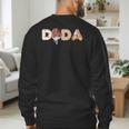 Cookies Dada 1st Birthday Milk Party Family Matching Men's Sweatshirt Back Print