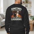 Cool Bowling Men Dad Bowler Fun Crazy Best Bowling Men's Sweatshirt Back Print Cool Bowling Men Dad Bowler Fun Crazy Best Bowling Men's Sweatshirt Back Print