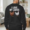 Cool Chicken Art For Men Women Dad Rooster Chicken Farmer Men's Sweatshirt Back Print Cool Chicken Art For Men Women Dad Rooster Chicken Farmer Men's Sweatshirt Back Print