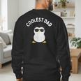 The Coolest Dad Cool Penguin By Dangerous Dad Men's Sweatshirt Back Print