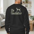 Coonfather Coon Hunting Dogs Coonhound Dad Men's Sweatshirt Back Print