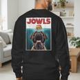 Cute English Mastiff Jowls Burger Bullmastiff Dog Mom Dad Men's Sweatshirt Back Print