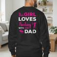 Cute Girls Hunting Dad Daughter Hunting Buddy Hunter Men's Sweatshirt Back Print