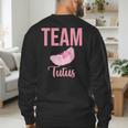 Cute Team Tutus Gender Reveal For Mom And Dad Men's Sweatshirt Back Print