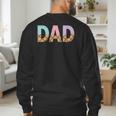 Dad Of 1st First Birthday Girl Ice Cream Men's Sweatshirt Back Print