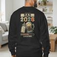 Dad 2026 Loading Baby Shower Going To Be a Dad Gender Reveal Men's Sweatshirt Back Print