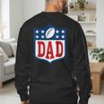 Dad American Football Happy Birthday Family Matching Retro Men's Sweatshirt Back Print