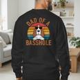 Dad Of a Basshole Basset Hound Owner Men's Sweatshirt Back Print