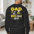 Dad Of The Bee Day Girl Hive Party Matching Birthday Sweet Men's Sweatshirt Back Print
