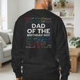 Dad Of The Birthday Boy 10th Birthday Math Party Outfit Men's Sweatshirt Back Print