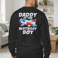 Dad Of The Birthday Boy Airplane Men's Sweatshirt Back Print