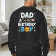 Dad Of The Birthday Boy Astronaut Family Space Planets Men's Sweatshirt Back Print