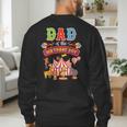 Dad Of The Birthday Boy Carnival Circus 1st Birthday Party Men's Sweatshirt Back Print