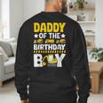 Dad Of The Birthday Boy Construction Theme Party Matching Men's Sweatshirt Back Print