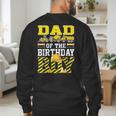 Dad Of The Birthday Boy Construction Truck Men's Sweatshirt Back Print