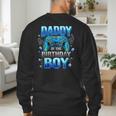 Dad Of The Birthday Boy Cool Gamer Video Game Birthday Men's Sweatshirt Back Print