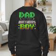 Dad Of The Birthday Boy Family Gaming Pixel Birthday Party Men's Sweatshirt Back Print