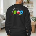 Dad Of The Birthday Boy Birthday Fishing Family Men's Sweatshirt Back Print Dad Of The Birthday Boy Birthday Fishing Family Men's Sweatshirt Back Print