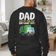 Dad Of The Birthday Boy Garbage Truck Birthday Party Men's Sweatshirt Back Print Dad Of The Birthday Boy Garbage Truck Birthday Party Men's Sweatshirt Back Print