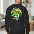 Dad Of The Birthday Boy Matching Family Bowling Birthday Men's Sweatshirt Back Print