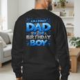 Dad Of The Birthday Boy Matching Family Father Men's Sweatshirt Back Print