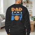 Dad Of The Birthday Boy Milk And Cookies 1 Year Old Men's Sweatshirt Back Print Dad Of The Birthday Boy Milk And Cookies 1 Year Old Men's Sweatshirt Back Print