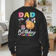 Dad Of The Birthday Capybara Girl Bday Party Family Men's Sweatshirt Back Print