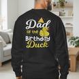 Dad Of The Birthday Duck Boy Rubber Duck Birthday Girl Men's Sweatshirt Back Print Dad Of The Birthday Duck Boy Rubber Duck Birthday Girl Men's Sweatshirt Back Print