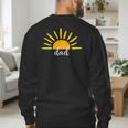 Dad Of The Birthday First Trip Around The Sun Birthday Men's Sweatshirt Back Print