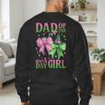 Dad Of The Birthday Girl Coquette Matching Family Party Men's Sweatshirt Back Print