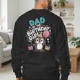 Dad Of The Birthday Girl Pesto Baby Penguin Party Men's Sweatshirt Back Print Dad Of The Birthday Girl Pesto Baby Penguin Party Men's Sweatshirt Back Print
