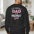 Dad Of The Birthday Girl Shirt Winter Onederland Family Men's Sweatshirt Back Print