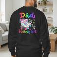 Dad Of The Birthday Girl Skater Roller Skate Family Party Men's Sweatshirt Back Print