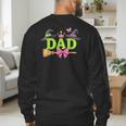 Dad Of The Birthday Girl Witch Family Party Decorations Men's Sweatshirt Back Print
