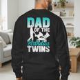 Dad Of The Birthday Twins Celebrate Cute Twin Father Daddy Men's Sweatshirt Back Print Dad Of The Birthday Twins Celebrate Cute Twin Father Daddy Men's Sweatshirt Back Print