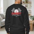 Dad Daddy Pit Crew Race Car Birthday Racing Party Men's Sweatshirt Back Print
