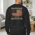 Dad From Daughter Awesome Like My Daughters Men's Sweatshirt Back Print
