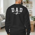 Dad Est 2026 Baby Feet First Time Daddy Men's Sweatshirt Back Print