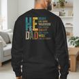 Dad Fathers Day Christian Jesus He Is Smart Brave Men's Sweatshirt Back Print Dad Fathers Day Christian Jesus He Is Smart Brave Men's Sweatshirt Back Print