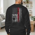 Dad Fathers Day Dog Dad Men's Sweatshirt Back Print Dad Fathers Day Dog Dad Men's Sweatshirt Back Print