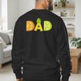 Dad Fruitarian Lover Summer Father Fruit Slice Men's Sweatshirt Back Print