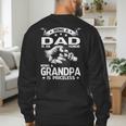Being A Dad Is An Honor Being A Grandpa Is Priceless Men's Sweatshirt Back Print